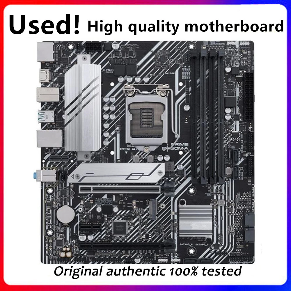 Per Prime B560M-A Originale Usato Desktop Intel B560 128Gb Ddr4 Scheda Madre Lga 1200 I7/I5/I3 Usb3.0 Sata3
