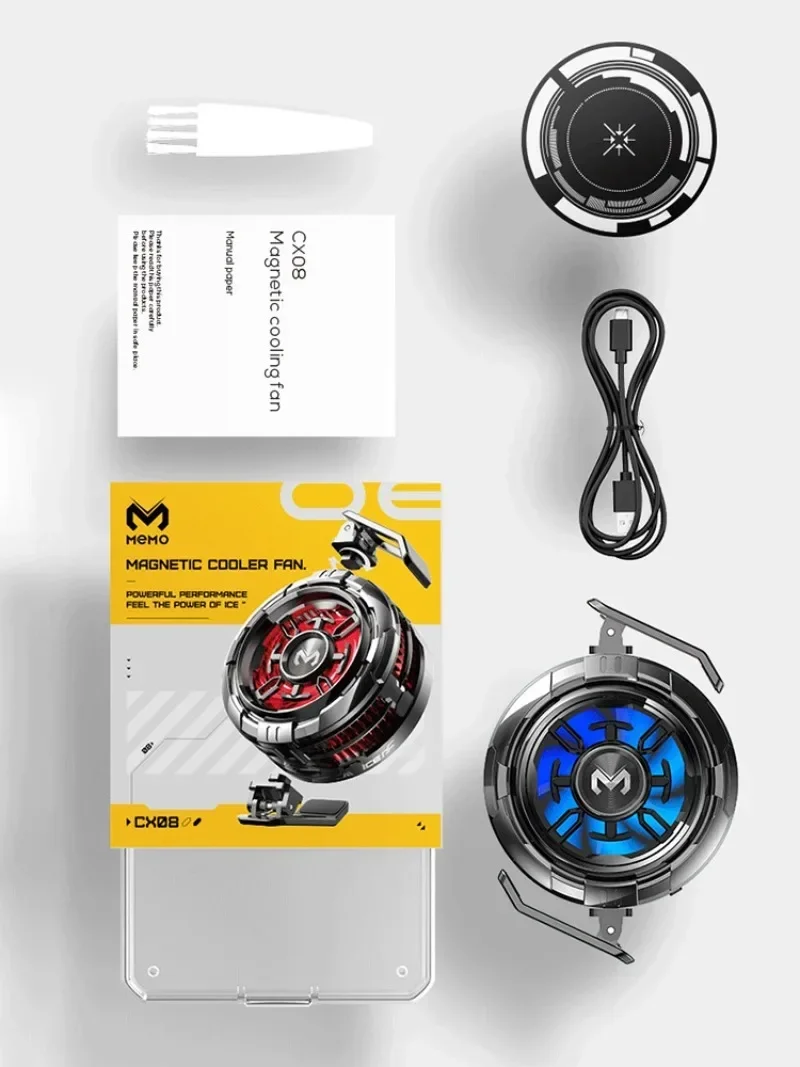 2 in 1 Magnetic Phone Cooler Fan for Gaming & PUBG Sd4f4f0782f3f4dafa41c16bcba68988fZ