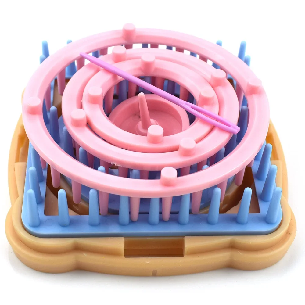 Description Picture 2 of item6PCS Knitting Tools Loom Flower Pattern Maker Wool Yarn Needle Knitting Loom Knitting Machine Sewing Tools Crochet Hook Set