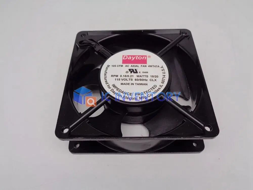 

1PCS Brand NEW DAYTON 105 CFM AC AXIAL FAN 4WT47A 18 / 20W 115V axial fan