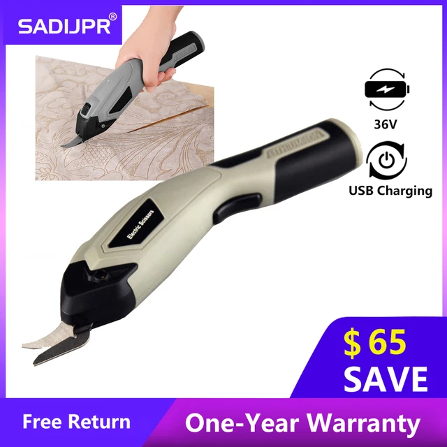 USB Electric Scissor Portable Cordless Scissor Machine for Sewing