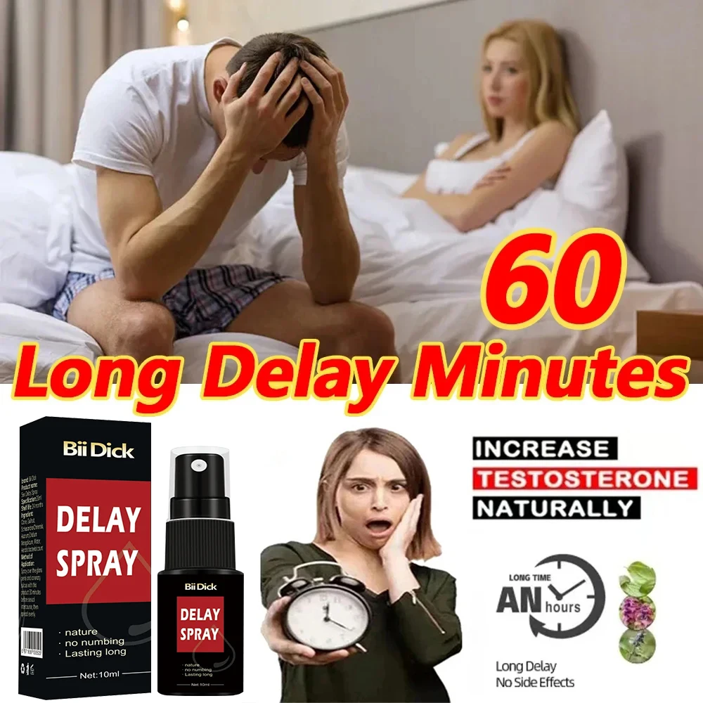 Male Penile Delay Spray for External Use 60 minutes Anti premature ejaculation Fast Erectile Product for Adults delay time spray,penile delay spray