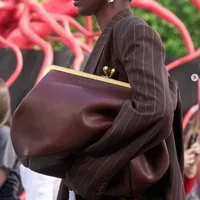 Mode grande pochette Kisslock pour femmes concepteur pince coquille femmes sacs à bandoulière de luxe en cuir Pu souple couleur rose sacs à main 2