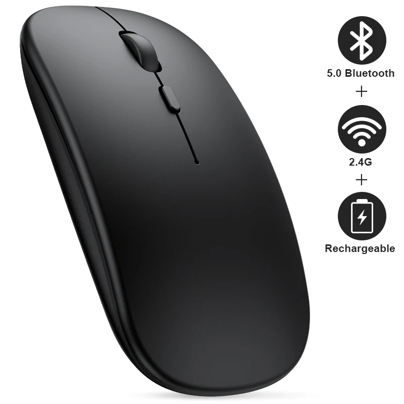 

Bluetooth беспроводная мышь, компьютерная мышь, USB перезаряжаемая мышь, беспроводная Бесшумная мышь, оптическая геймерская мышь для ноутбука, ipad...