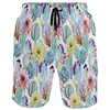 Sunflower Lemon Flamingo Beach Shorts For Men 3D Printed Hawaiian Swim Trunks Summer Vacation Board Shorts Kids Short Pants 5