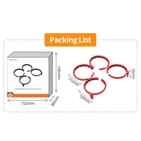 For DJI Flip Drone Propeller Guard Case Quick Release Arms Anti Drop Full Surround Bumper Rings Protector Cover Accessories 2