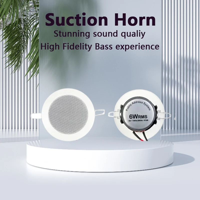Constant Impedance 3-Inch Mini Speaker 3-Inch Ceiling Speaker Small Ceiling Speaker