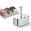 Onigiri Mold 304 Stainless Steel Rice Ball Mold Non-Stick Triangle Sushi Mold DIY Tool Portable Triangle Spam Musubi Mold Rice 5
