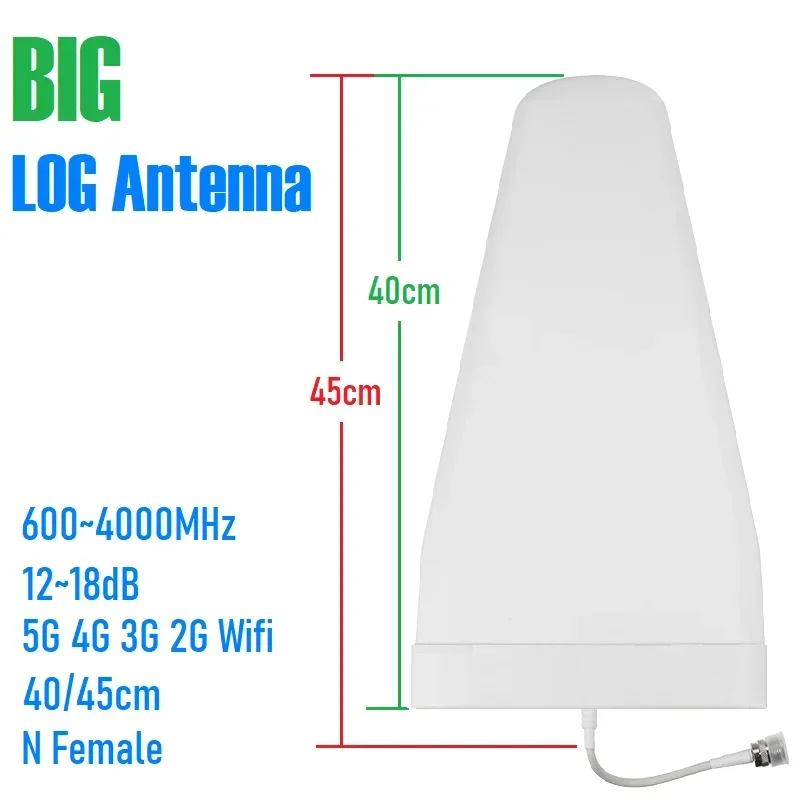 600 3800 MHz 18dB 초고출력 로그 5G 4G 지향성 안테나 라우터 증폭기 부스터 리피터 AP CPE
