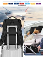 Travel Backpack for Women Men, Carry on Backpack with USB Charging, TSA 15.6inch Laptop Backpack Business Hiking Casual Daypack 5