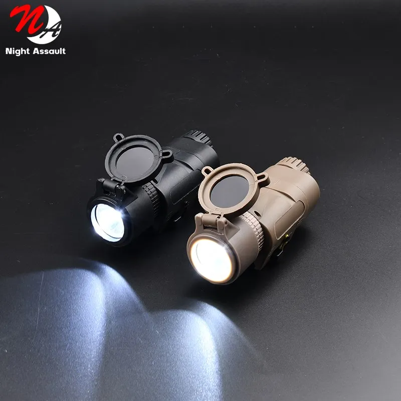 

Wadsn AIrsoft M3X Tactical IR Filter flashlight Zennit Led light with moment switch Hunting Torches Night Vision For Camping