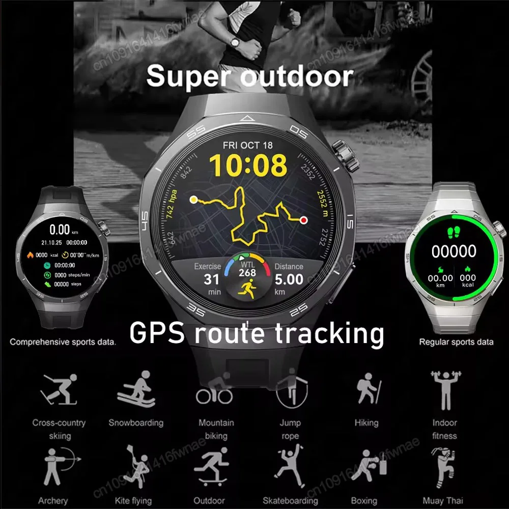 2026 Watch 5 Max Smart Watch AMOLED Screen GPS Tracker HD Bluetooth Call Waterproof Sports Health Monitoring Smartwatch Men MA27 6