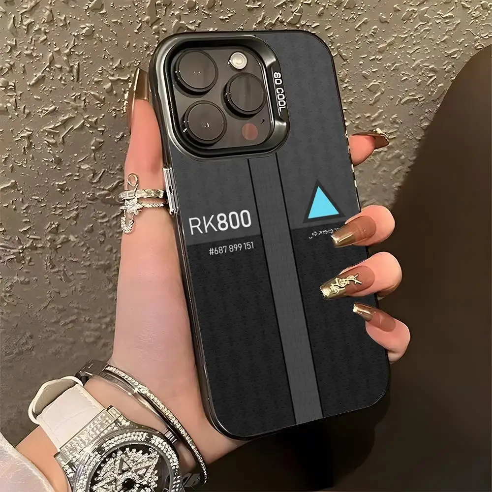 Luxury Matte Silver Phone Case - Inspired by Detroit Become Human