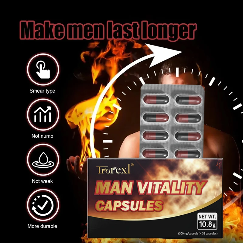 Male enhancing supplement Men's Supplement Stress & Mood Support Men Vitality Stress Relief Sleep & Mood Enhancer