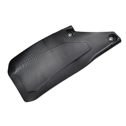 Enhanced Motorcycle Rear Fender Mudguard Kit with Shock Absorber and Air Box Splash Guard (Black)