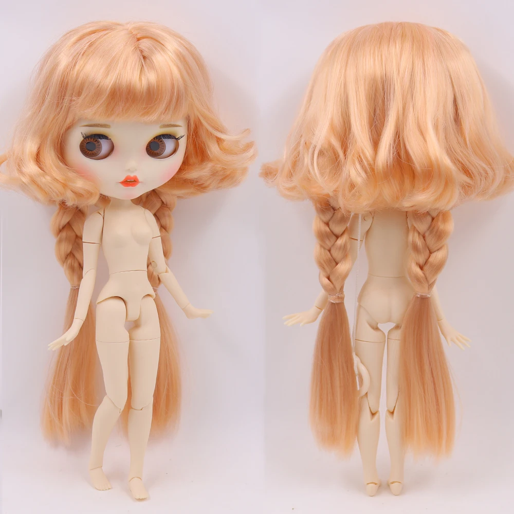 Stacy – Premie Custom Neo Blythe Pop met gemberhaar, witte huid en mat lachend gezicht 4