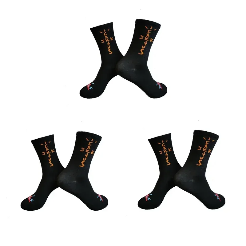 Men's Sports Street Style Hip Hop Crew Socks - 3 Pairs