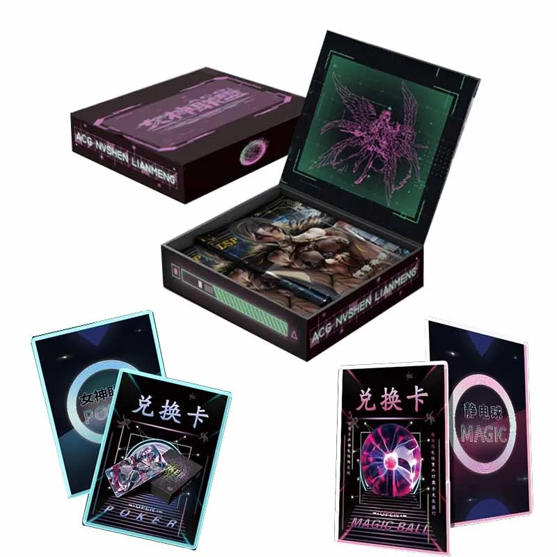 

Wholesale ACG Goddess League Tarot Cards Collection Anime Cards Booster Box PR Cards Gift Toy Kids Playing Cards Gift Box