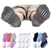 6 Pairs/lot 0 to 6 Yrs Cotton Children's Anti-slip Boat Socks For Boys Girl Low Cut Floor Kid Sock With Rubber Grips Four Season 2