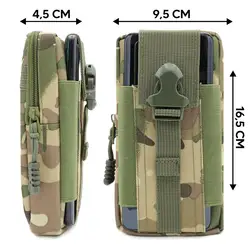 Durable Nylon Belt Clip Phone Holster (Army green)