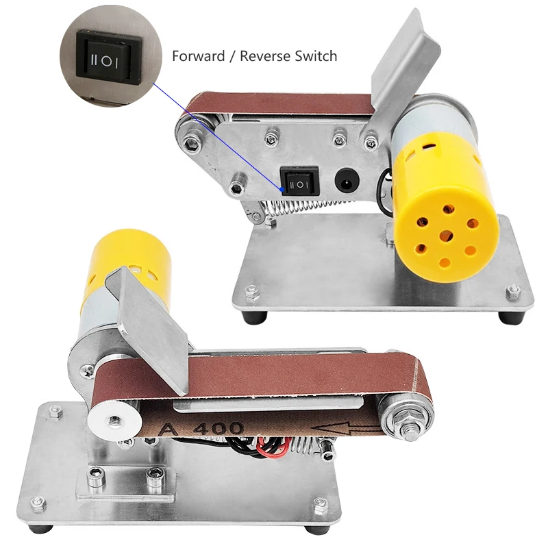 110V/220V electric polisher electric orbital sander grinder accessories saw blade sharpening tool woodworking knife sharpener Grinder Electric Belt Sander DIY Sander Polisher 775/795/895 Motor Belt Grinder Knife Sharpener with Accessorie