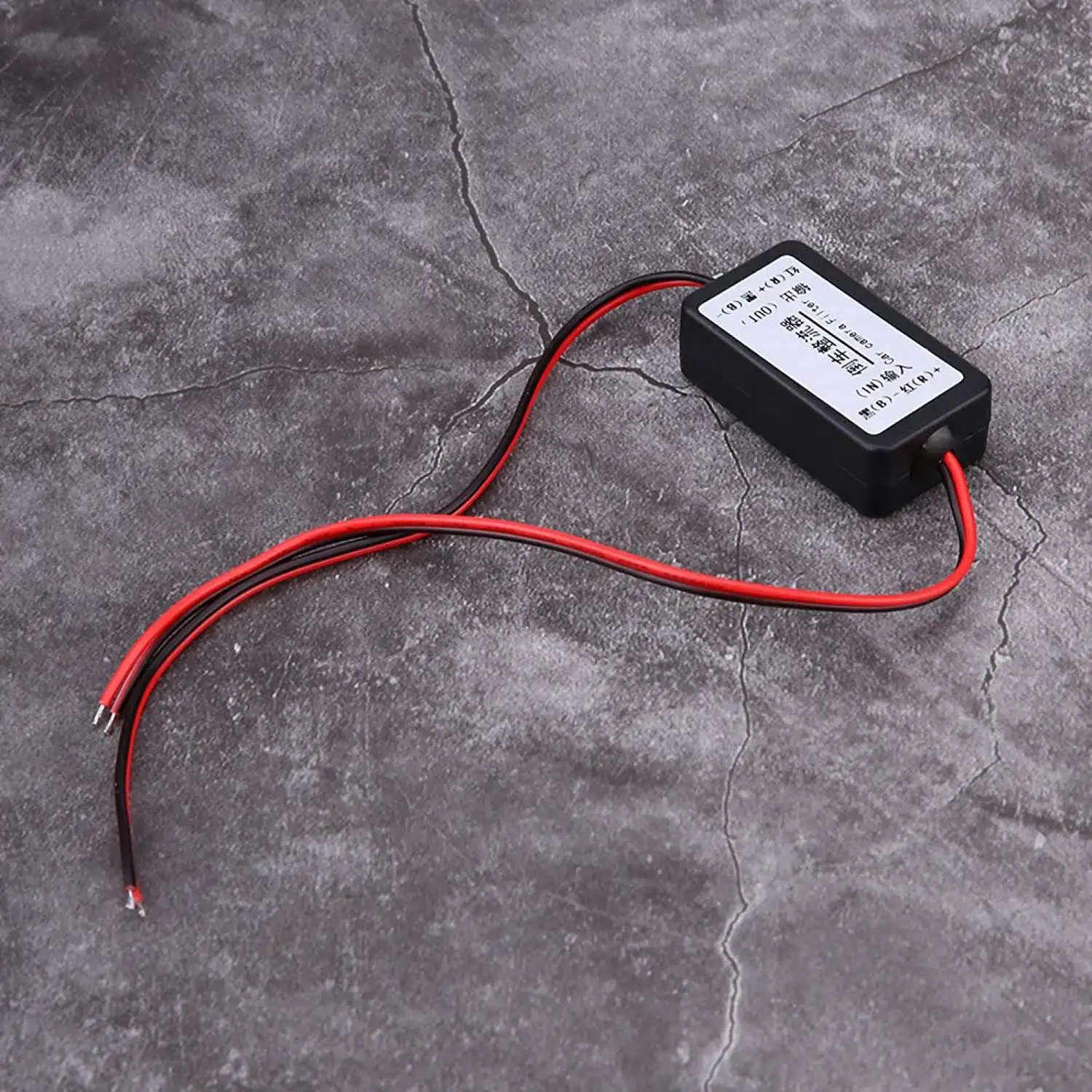 12V Car Rear View Camera Rectifier Relay Capacitor Filter Connector for Rear View Lens Anti-Interference Ballast rear camera rear view camera front and rear cameras