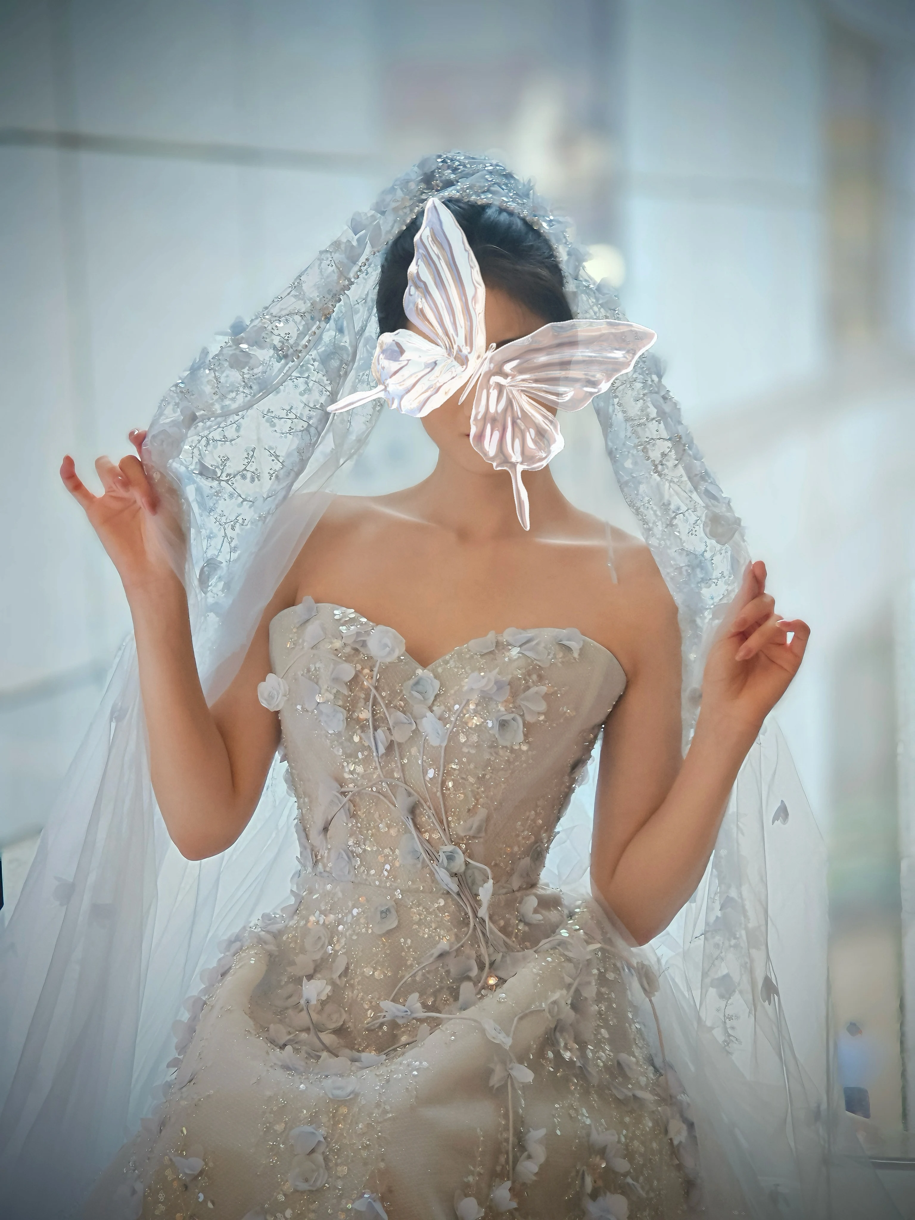 العرف مثير الحبيب أكمام مساء اللباس الثقيلة الديكو...