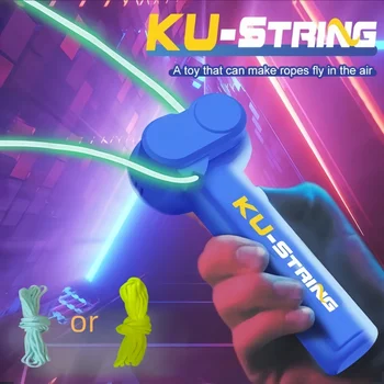 Glow-in-the-Dark Electric Jumping Rope Thruster – Outdoor Decompression Toy for Kids & Pets 1