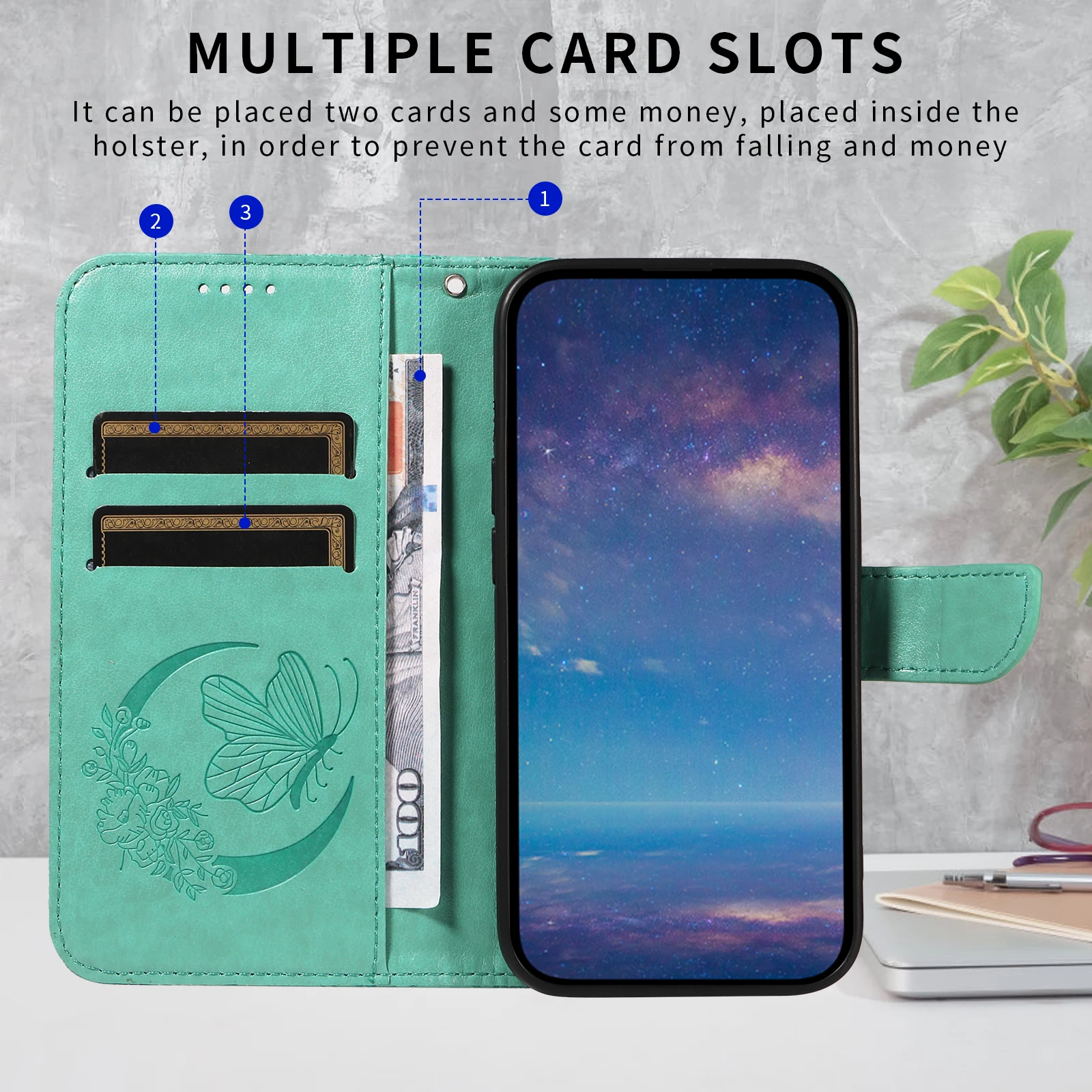 Leather Wallet Phone Case