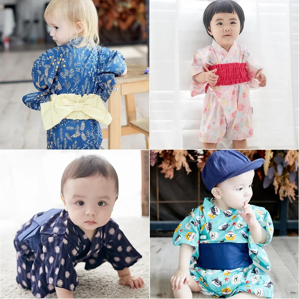Infant Romper Retro Kimono Summer