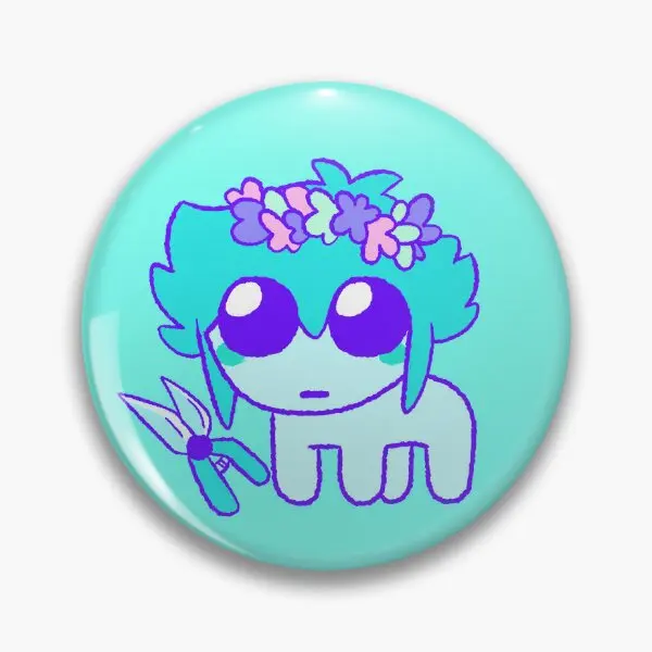 

Omori Tbh Basil Headspace Soft Button Pin Funny Lapel Metal Lover Cartoon Hat Clothes Jewelry Gift Decor Collar Creative