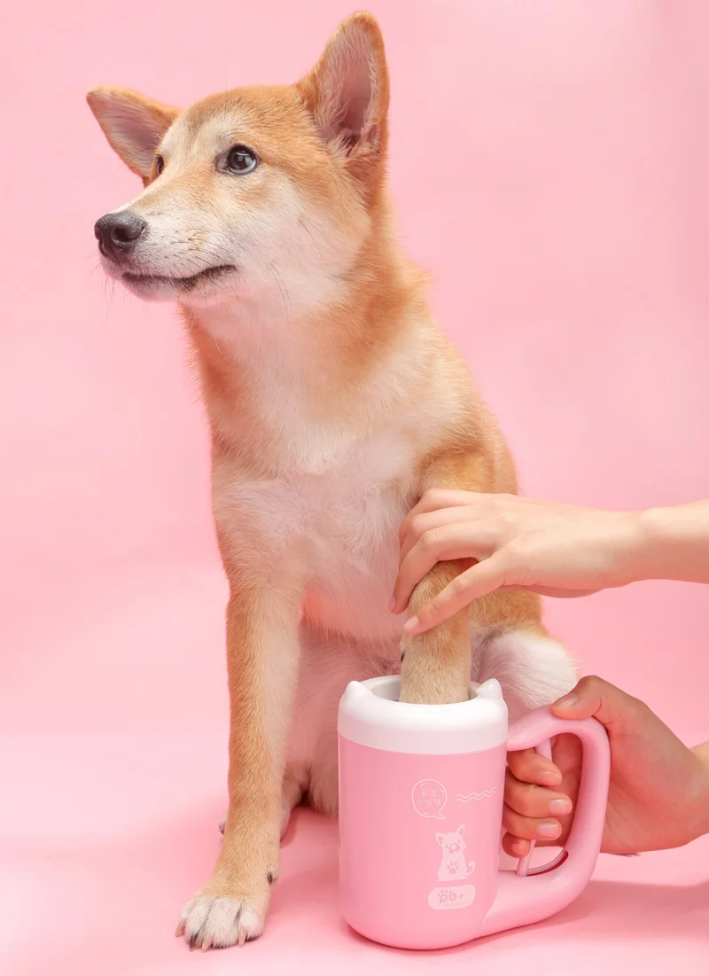 

Pet Cat Dog Foot Clean Cup Cleaning Tool Silicone Washing Brush Paw Washer