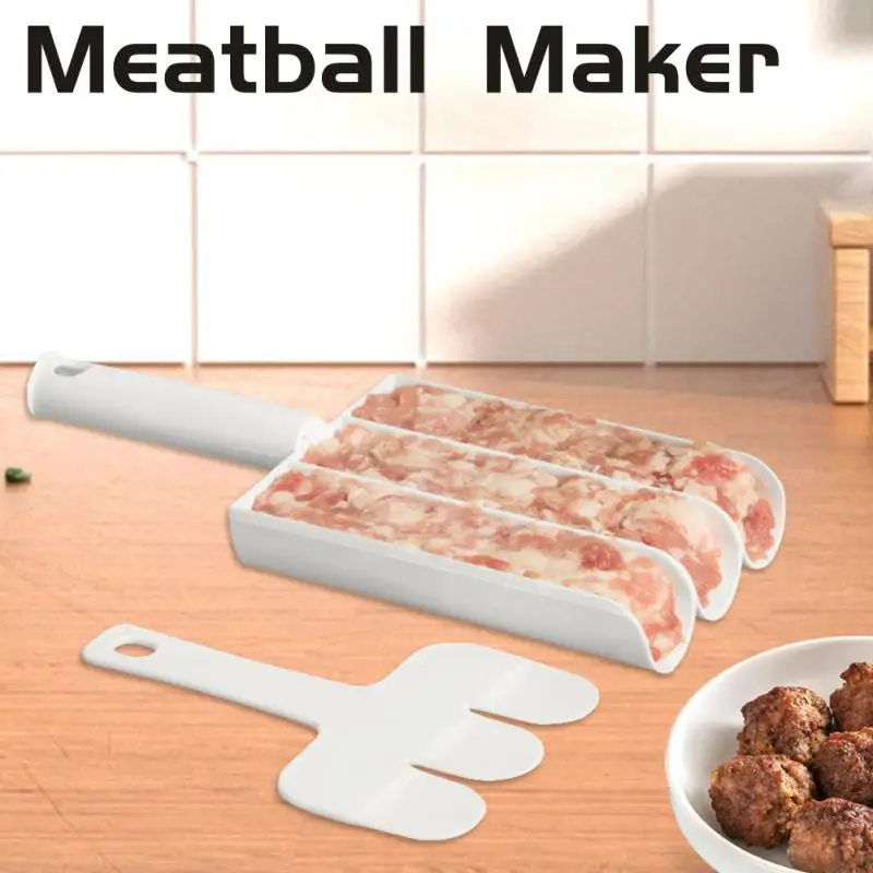 Meatball Maker Cooking Homemade Tool Mold Round Fish Beaf Rice Ball Making Device Barbecue Hot Pot Bean Curd Kitchen Gadgets