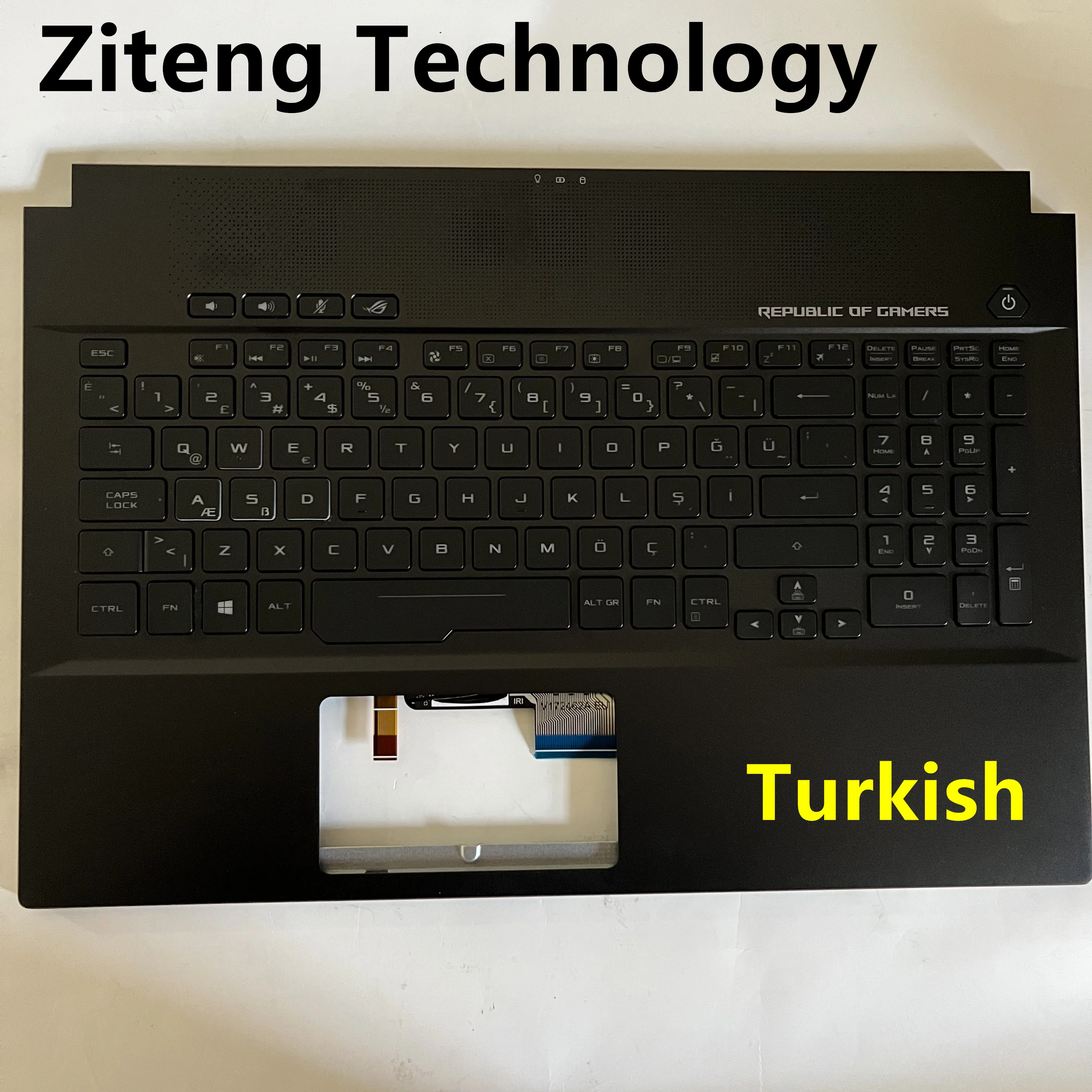 Brand new French Turkish keyboard for Asus ROG Zephyrus GM501 GM501GM GM501GSbacklit keyboard c cover