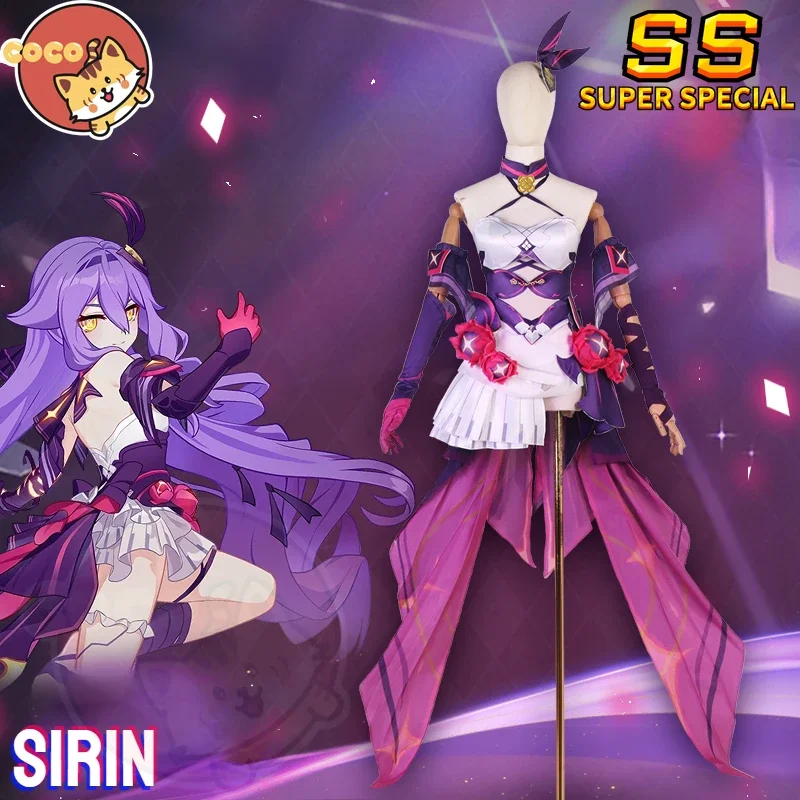 

Sirin Cosplay Costume Game Honkai Impact 3 Magic Girl Cosplay Sirin Costume Halloween Dress and Sirin Cosplay Wig CoCos-SS