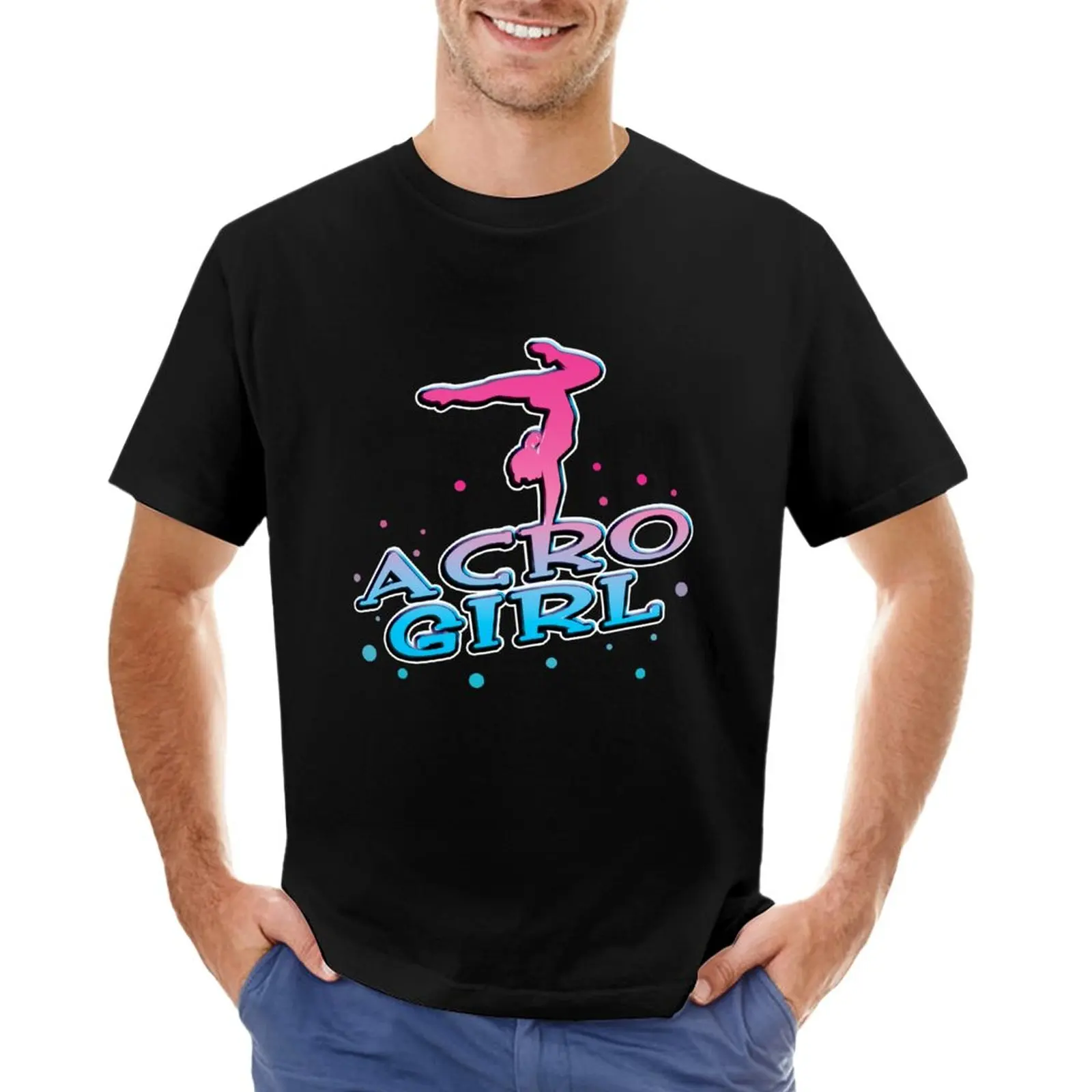 

Acro Girl T-Shirt boys animal print quick-drying hippie clothes men clothes
