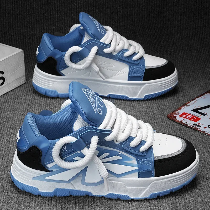 Summer High-top Board Shoes Wild Breathable Sports Casual Shoes Personalized Heightened Men's Shoes