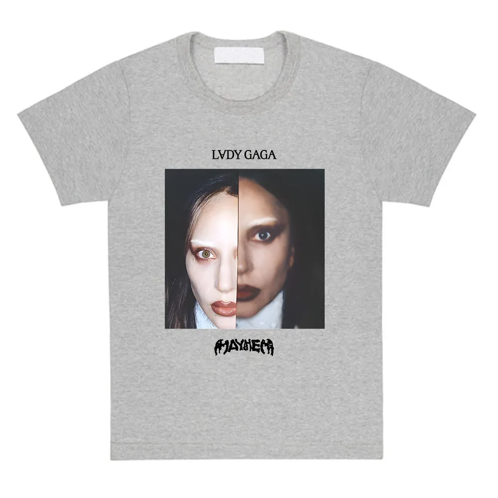 Lady Gaga Mayhem Album T-shirt 2025 Hip Hip Unisex Streetwear