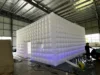 Large Inflatable Nightclub Cube Tent Portable Air Cube  Square Gazebo Event Room Tent House with Disco Light & Blower For Party 6