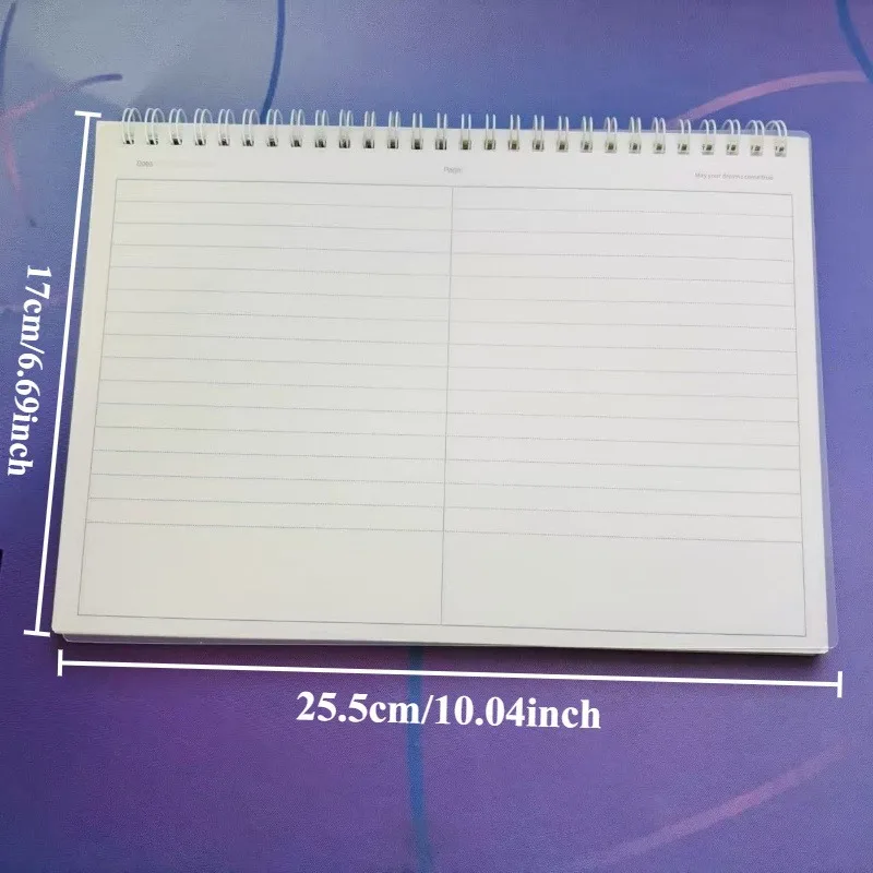 Quaderno a spirale B5 con copertina a ribalta, carta a righe spessa, copertina opaca e divisori per pagine – Ideale per appunti universitari e preparazione esami - immagine 6