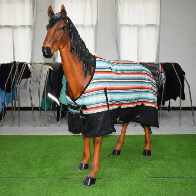 Factory Durable Turnout Horse Blanket Rugs Ripstop Waterproof Horse Equestrian Products