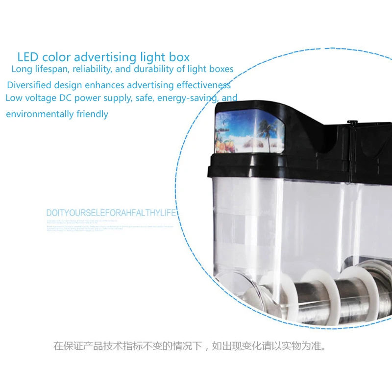 Commercial Mini Slush Making Machine Frozen Juice Cold Drinking Ice Cream Snow Melting Machine 5