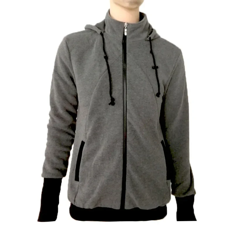 Daddy Men Baby Carrier Jacket Autumn Winter Maternity Clothes Kangaroo Warm Hoodies Outerwear Coat Father Carry Baby Sweatshirt 4