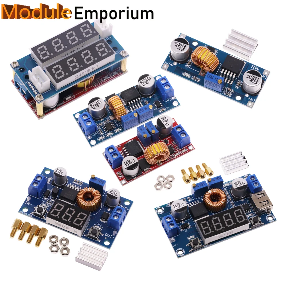 Xl4015 5A Dc A Dc Cc Cv Batteria Al Litio Step Down Scheda Di Ricarica Led Convertitore Di Alimentazione Caricabatterie Al Litio Modulo Step Down Xl40
