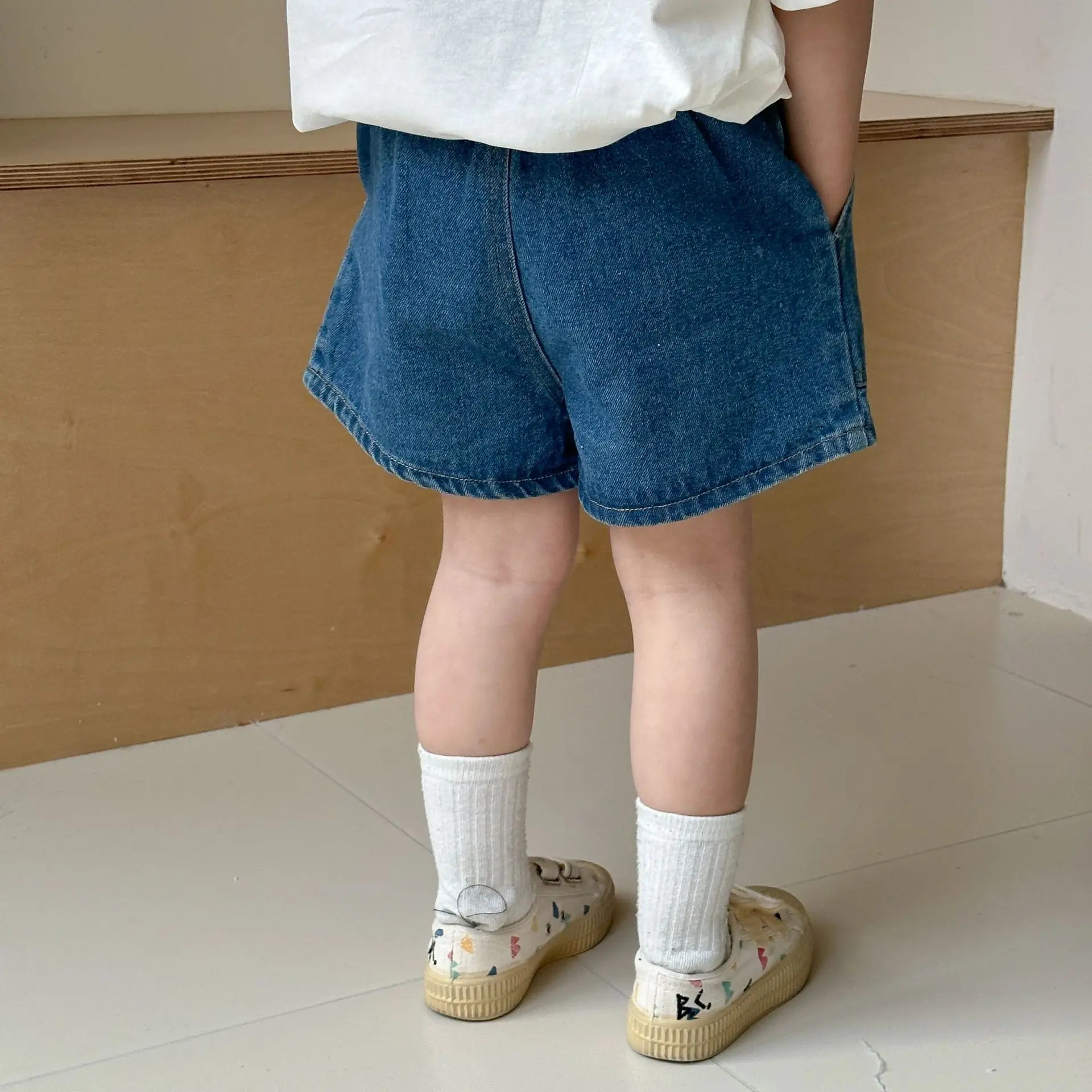 5595 Children's Denim Shorts Summer Baby Casual Pants Boys' Denim Short 1-10Year Kid's Trousers kids shorts kids trousers