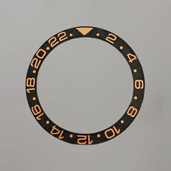 Curved Ceramic Bezel Insert for Watch Case Customization (38mm x 30.7mm) (03)