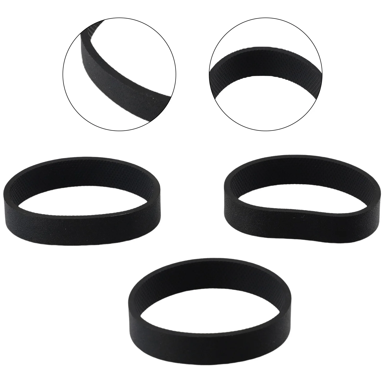 

3 Pack Belts 301291 Accessory Black For Kirby For Sentria & Sentria II Knurled Belts Vacuum Cleaner High Quality