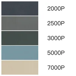 5Pcs 2000/2500/3000/5000/7000 WET AND DRY SANDPAPER Sand Paper Mixed Grits For Car Maintenance Body Painting Home Decoration