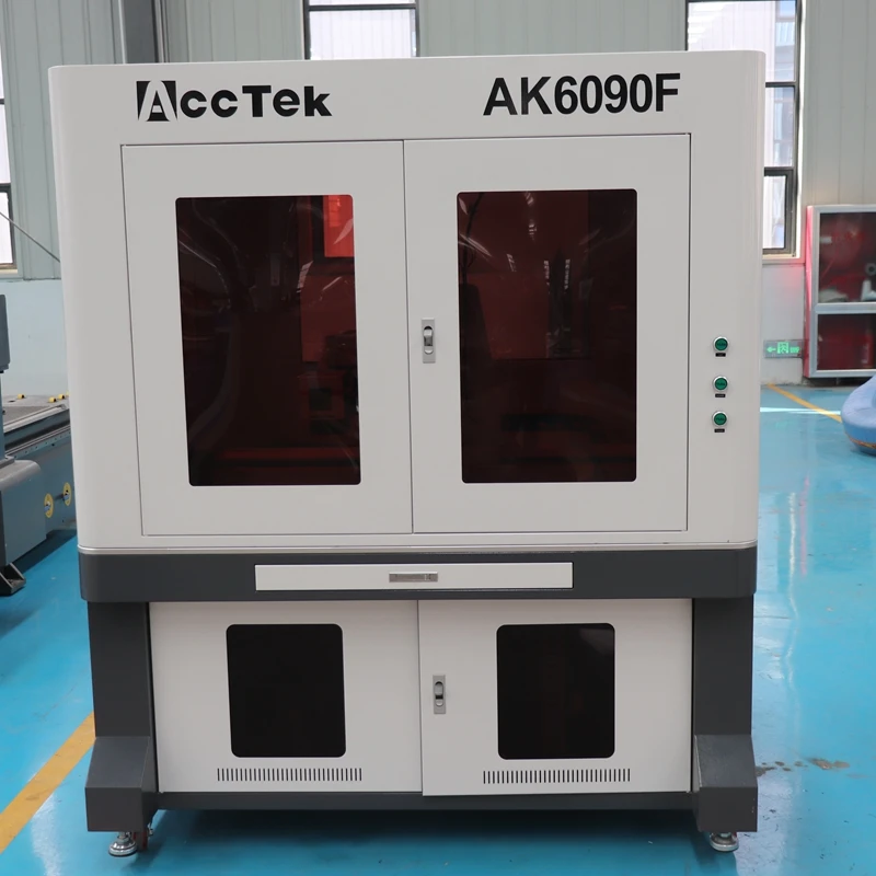 

AK6090F 600*900mm Big Size Fiber Laser Marker Raycus Laser 30w 50w 100w for Metal Sheet