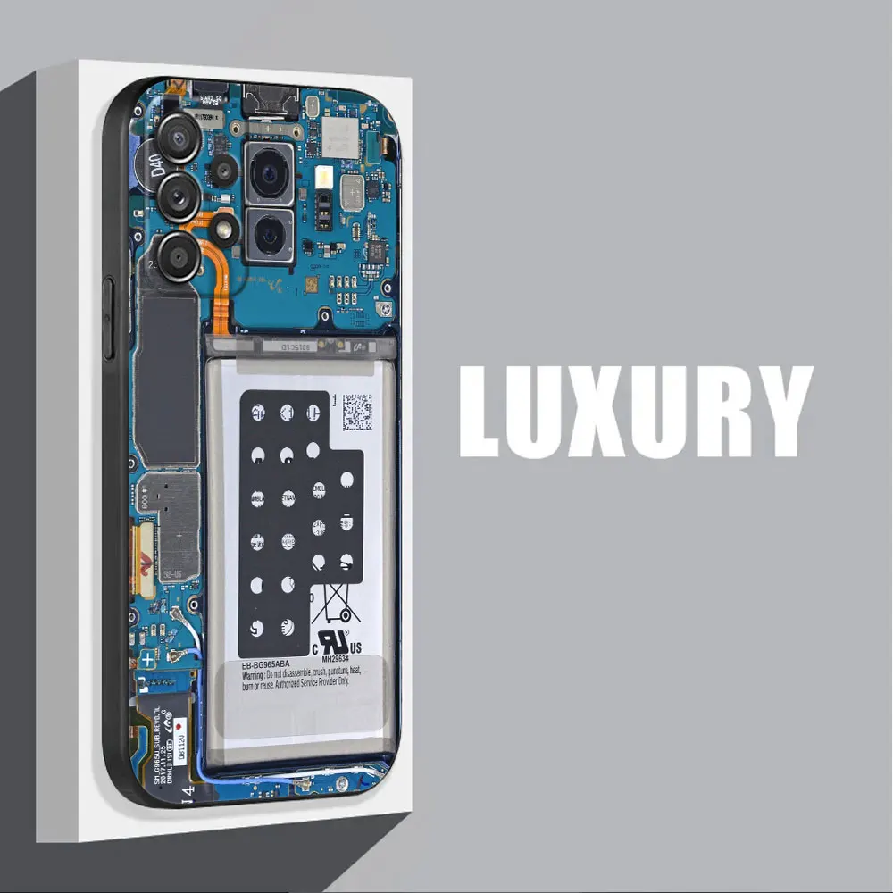 Retro Music Tapes Circuit Board Camera Design Protective Phone Case Cover